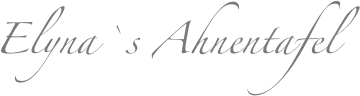 Elyna `s Ahnentafel
